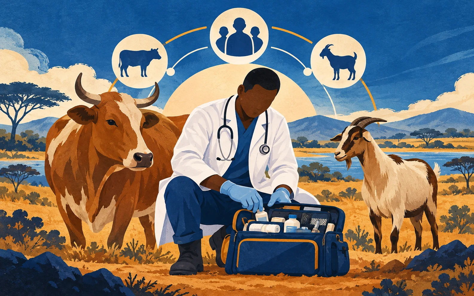Illustration de la préparation aux urgences sanitaires animales